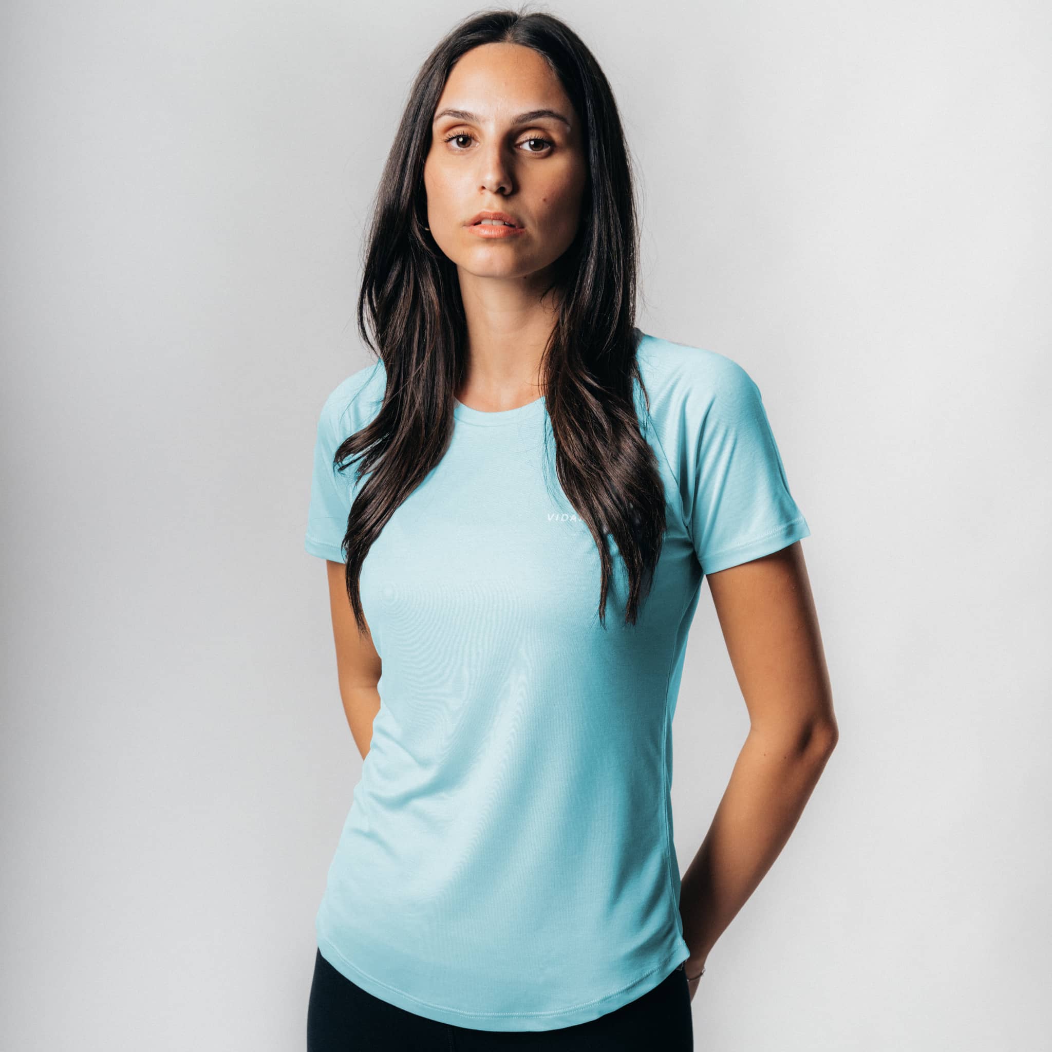 POSEIDA | Women Sport Shirt aus SEACELL - ice blue