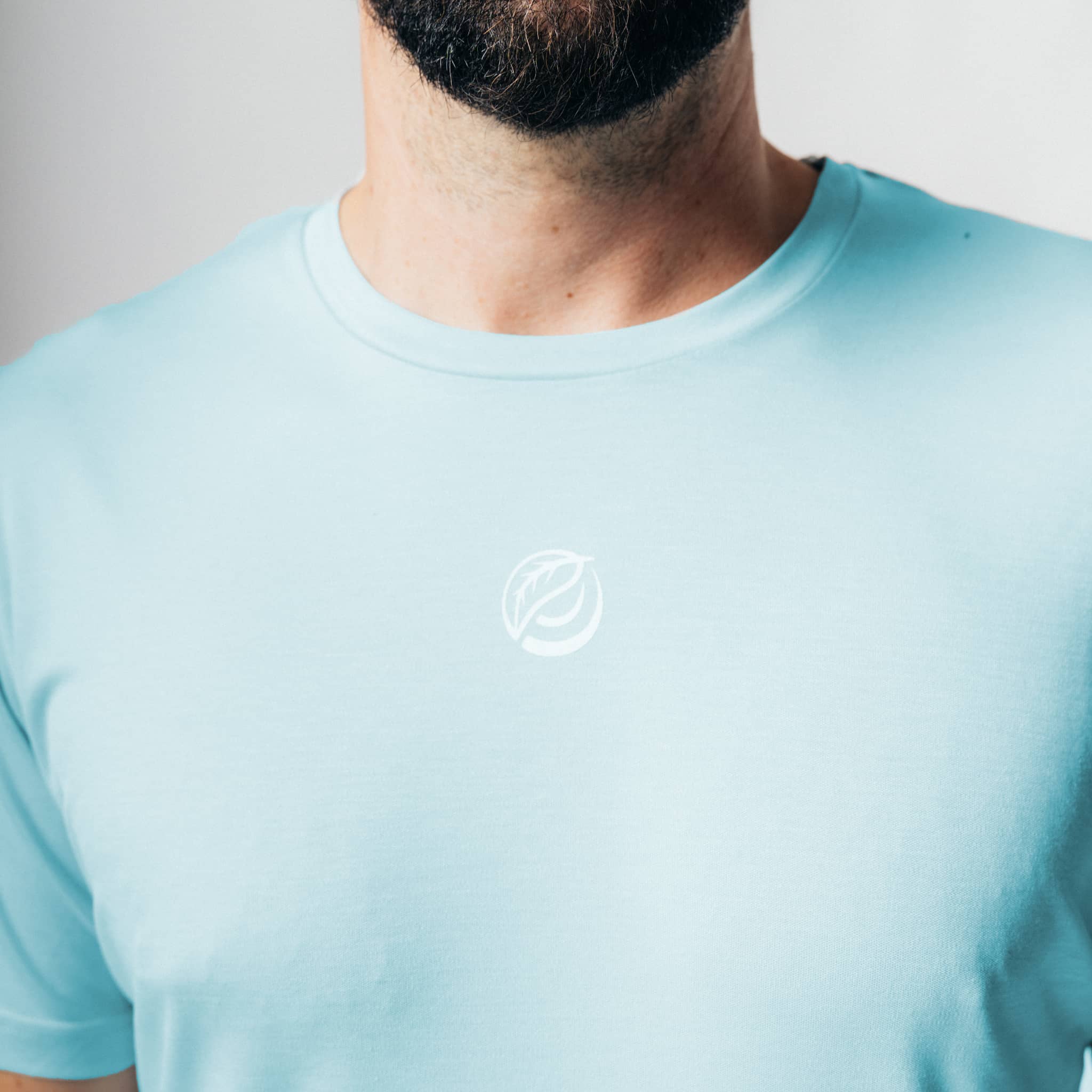 ATTITUDE 2.0 I Natural Performance Tee - ice blue