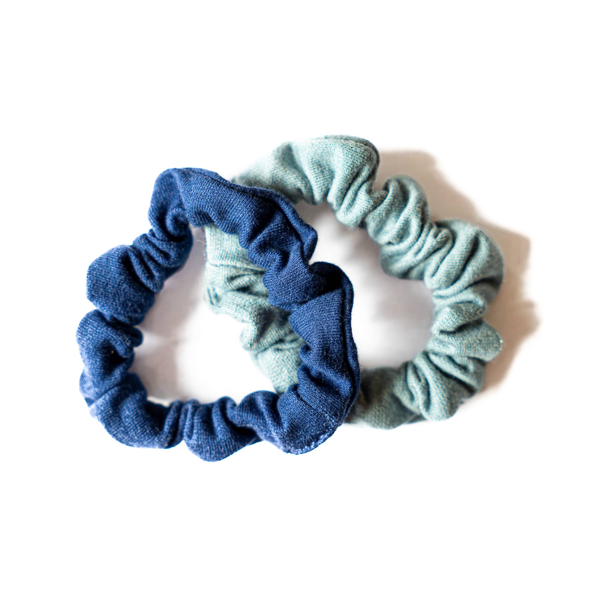 Upcycling Scrunchie aus TENCEL™ und Bio-Baumwolle