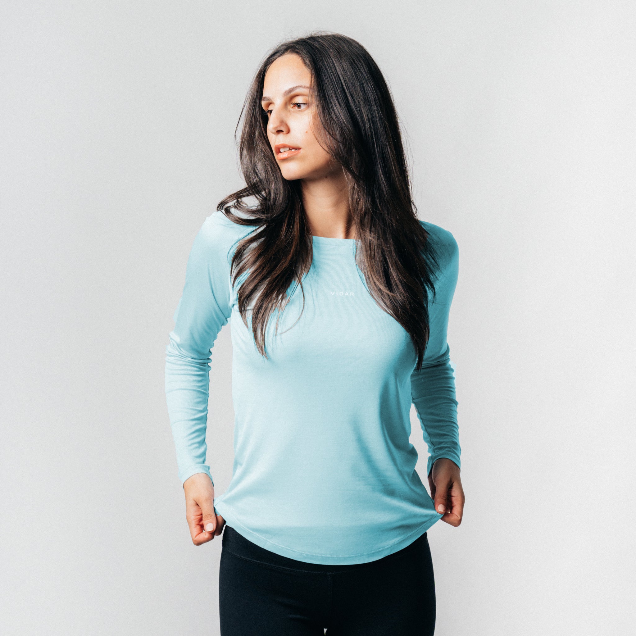 FLOW | Natural Sport Longsleeve - ice blue