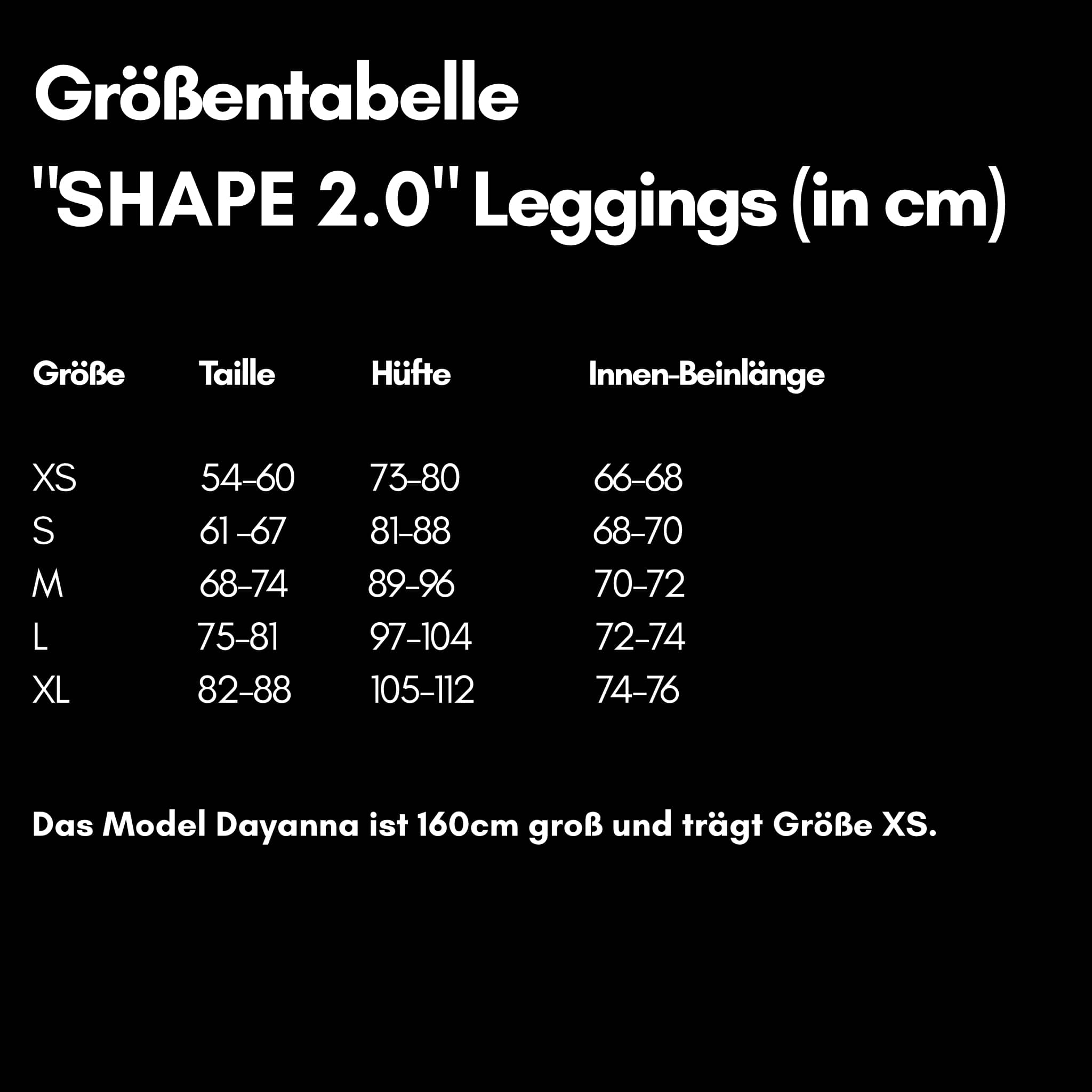 SHAPE 2.0 I Natural Sport Leggings - schwarz