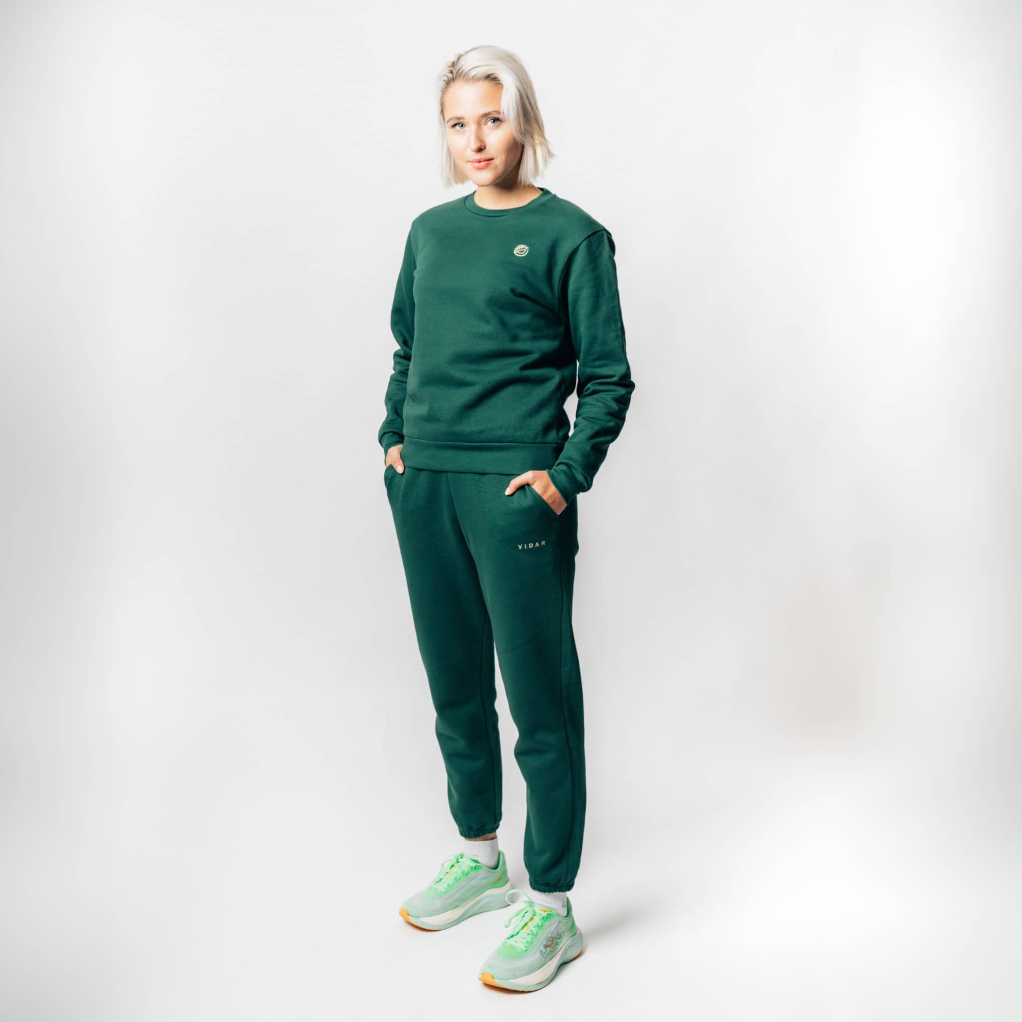 - Bio-Baumwolle dunkelgrün Sport Jogginghose Herren aus VIDAR