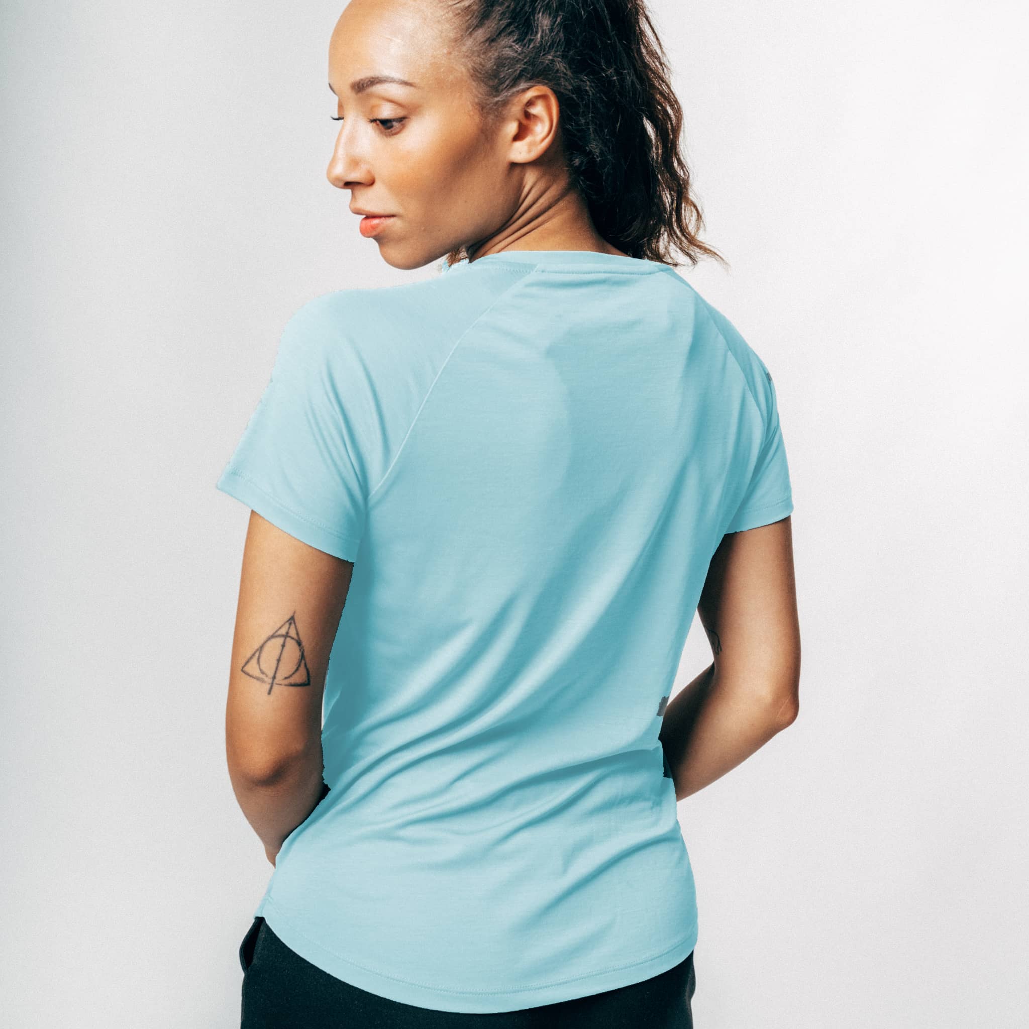 POSEIDA | Women Sport Shirt aus SEACELL - ice blue